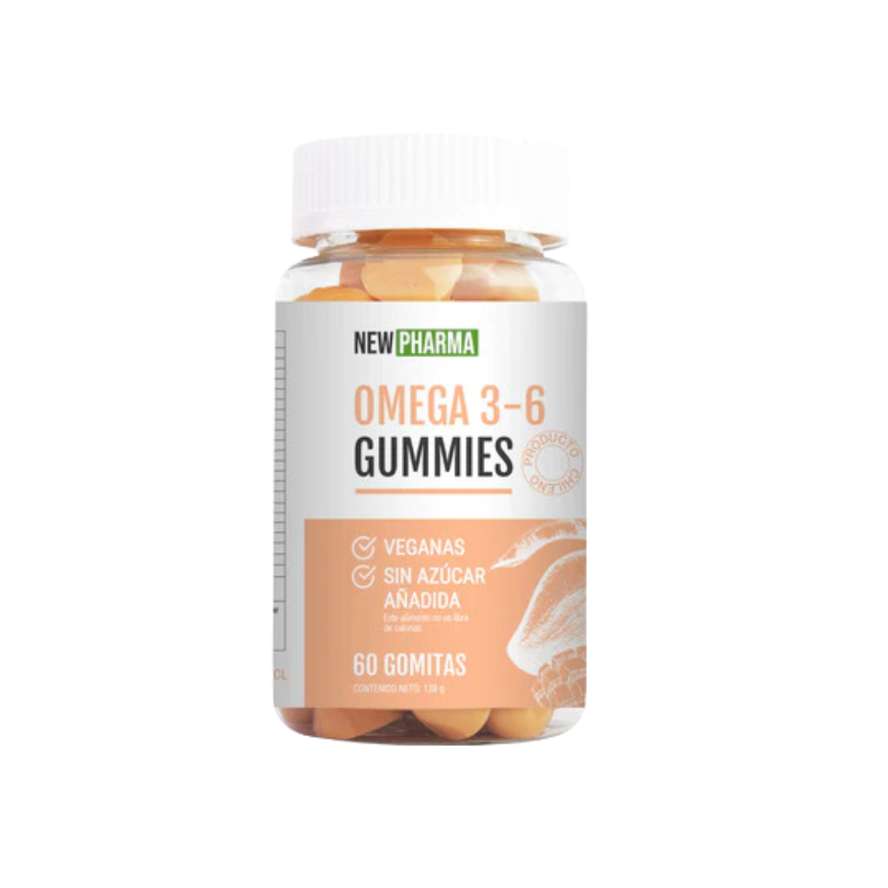 Gomitas Sistema Inmune y Memoria - Gummies Omega 3-6 60u