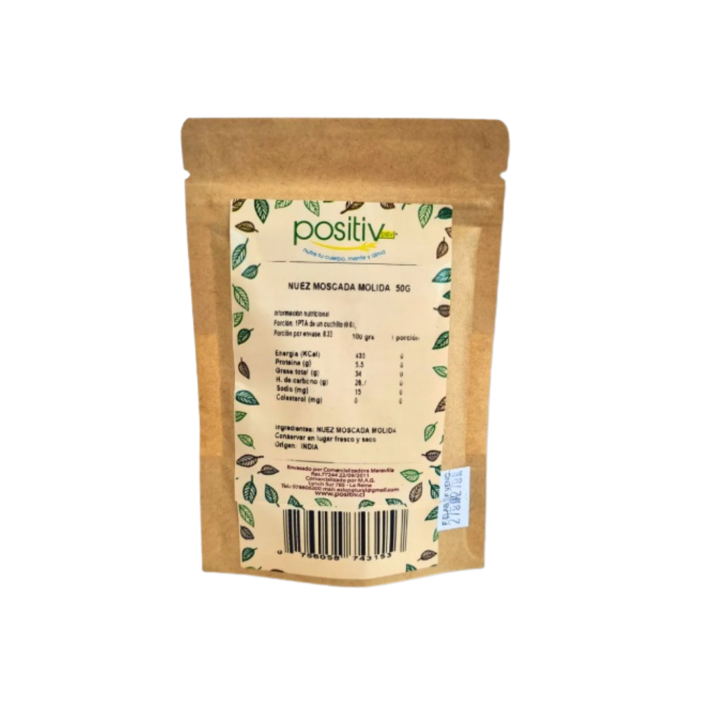 Nuez Moscada molida 50gr