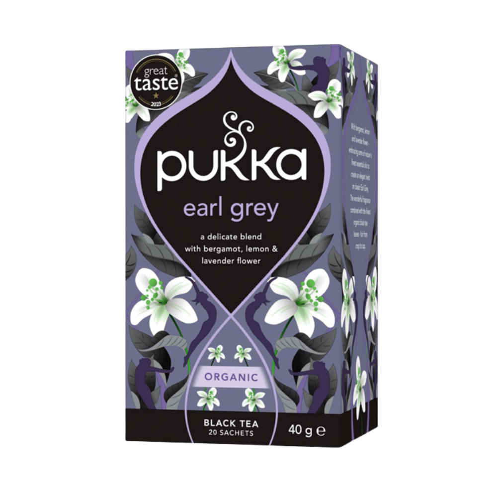 Té Negro Earl Grey Pukka 20 bolsitas