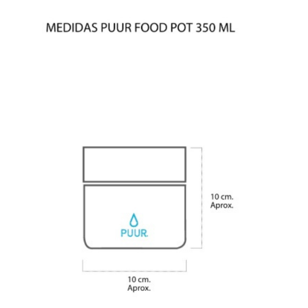 Termo Comida - Food Pot Onyx 350ml