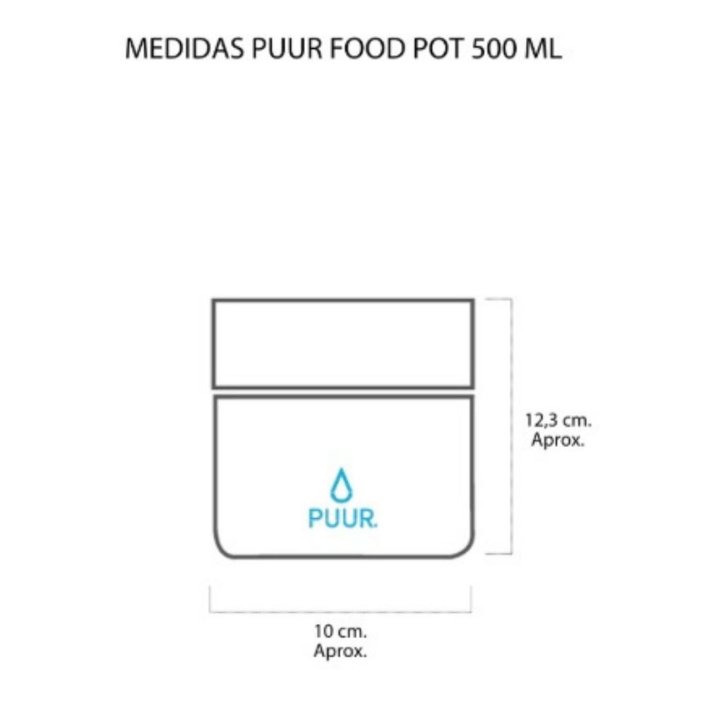 Termo Comida - Food Pot Onyx 500ml
