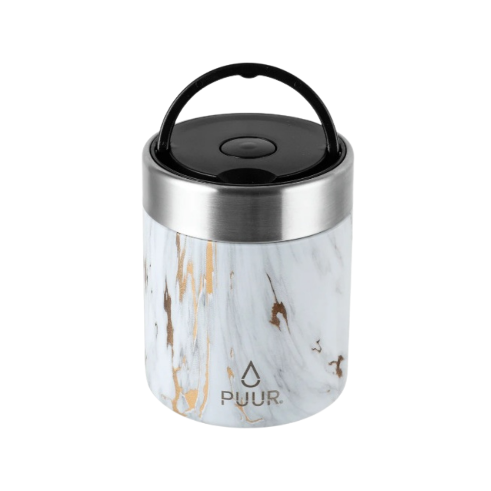 Termo Comida - Food Pot Gold Marble 500ml
