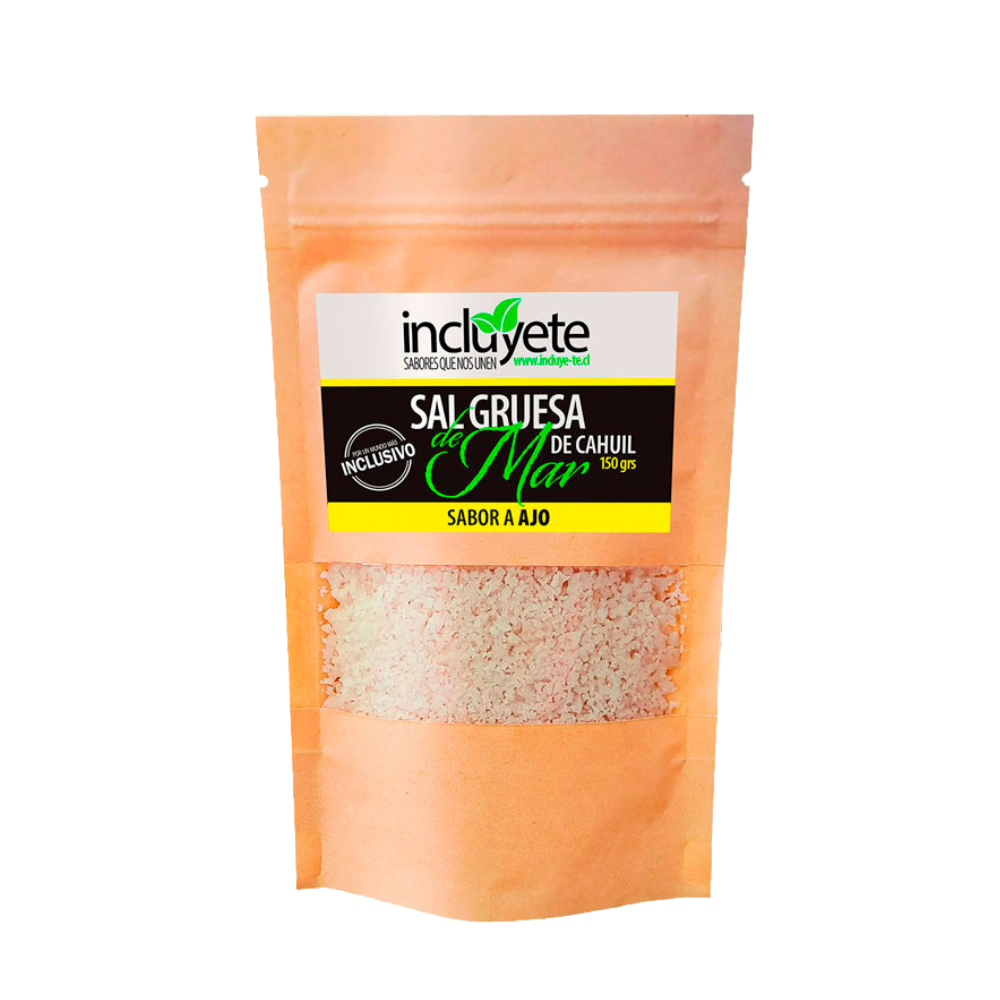 Sal de Mar de Cahuil Sabor Ajo 150gr