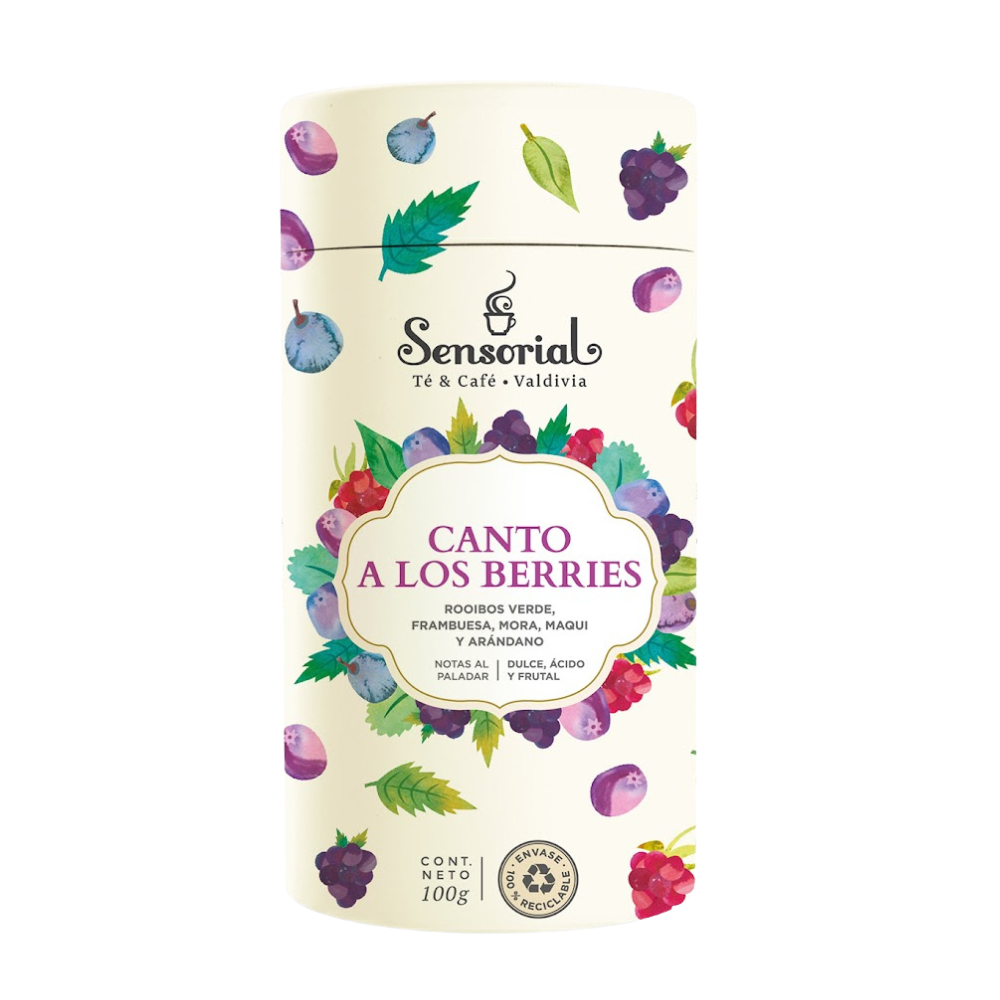 Infusión Canto a los Berries - Rooibos Verde con Berries 100gr
