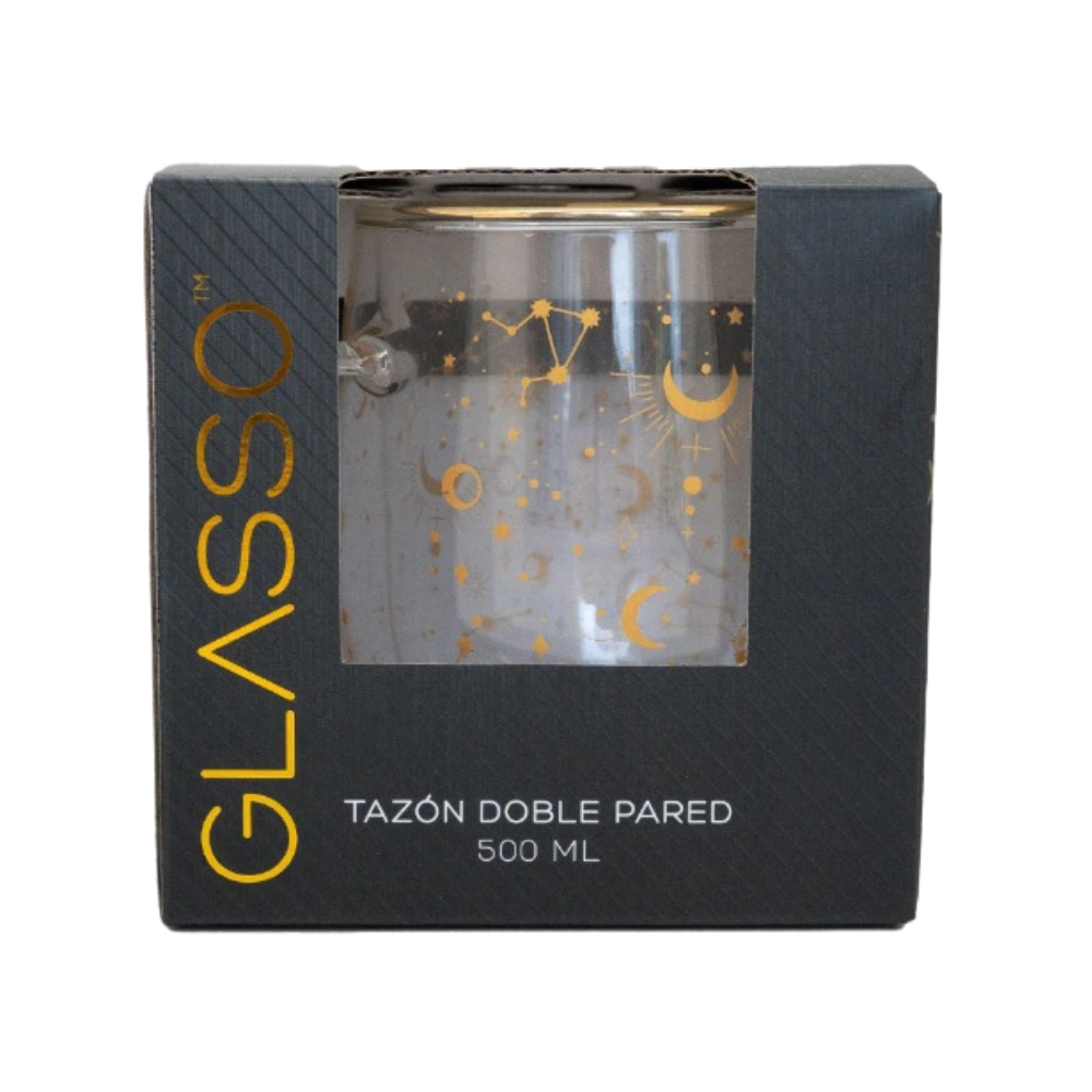 Tazón Doble Vidrio Constelación 500ml