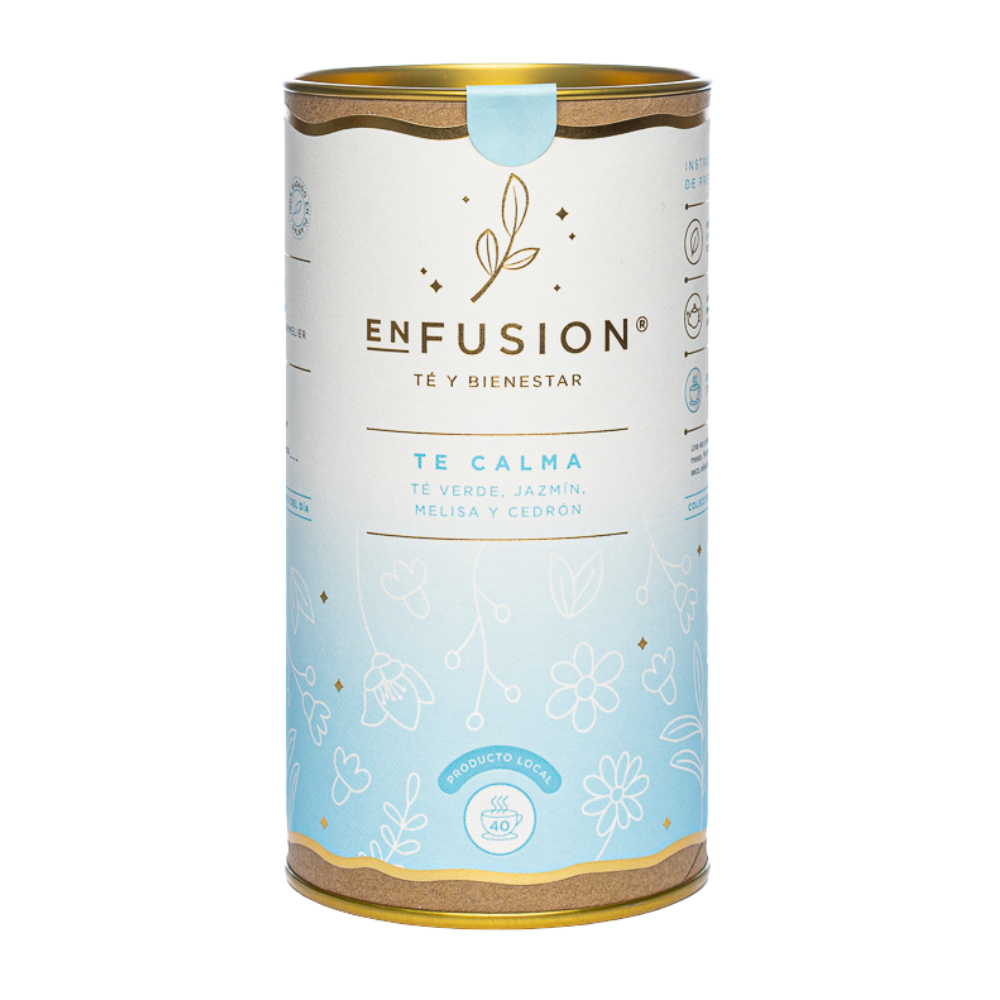 Te Calma - Té Verde con Melisa, Cedrón y Jazmín 80gr