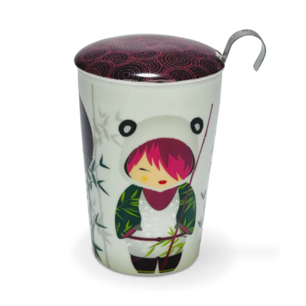 Tazón de Porcelana con Infusor - Teaeve Little Animals Panda 350ml