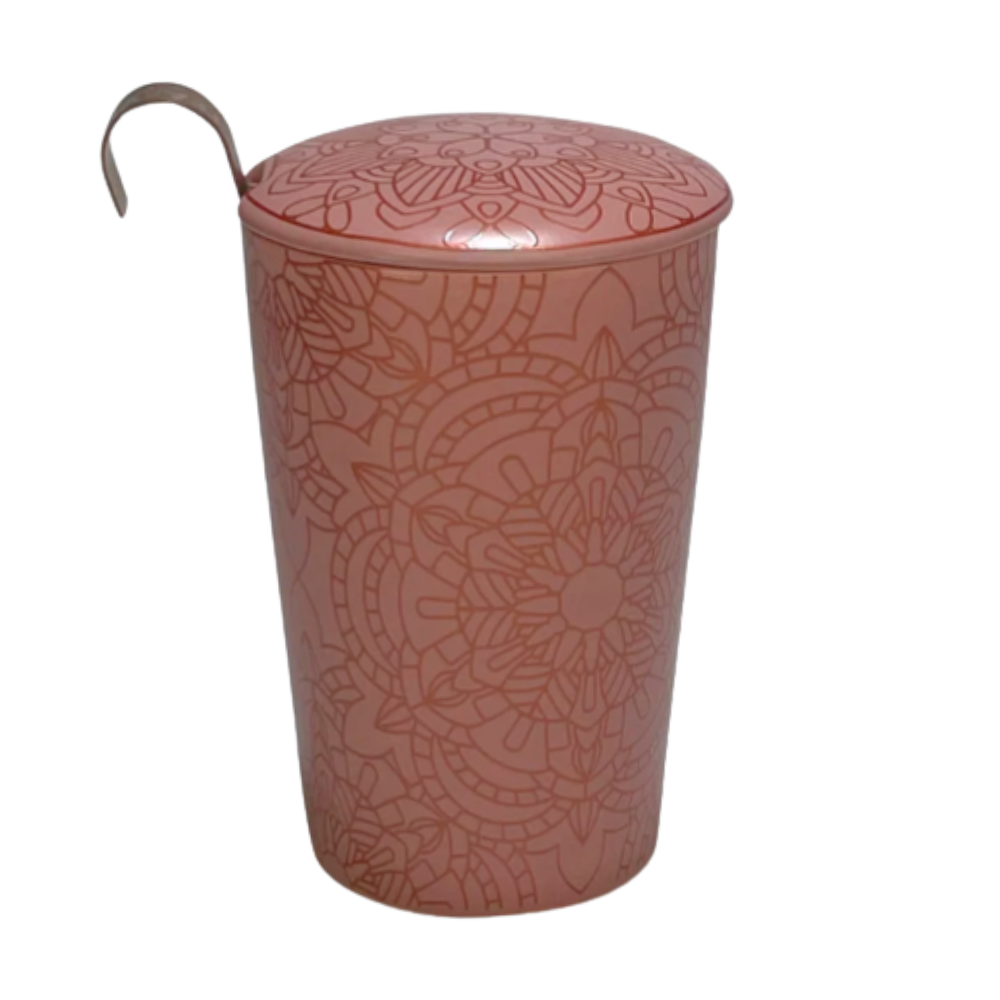 Tazón de Porcelana con Infusor - Teaeve Mandala Powder 350ml