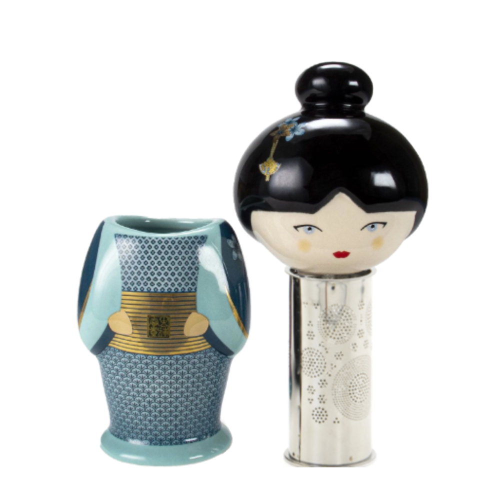 Figura de Cerámica con Infusor - Teafan New Little Geisha Petrol