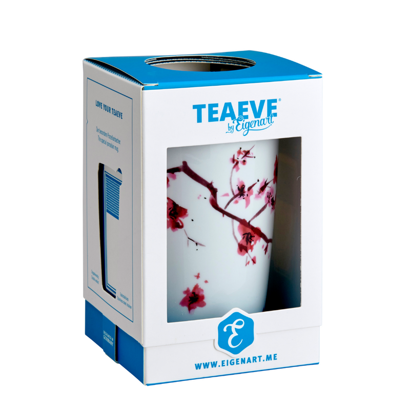 Tazón de Porcelana con Infusor - Teaeve Cherry Blossom 350ml