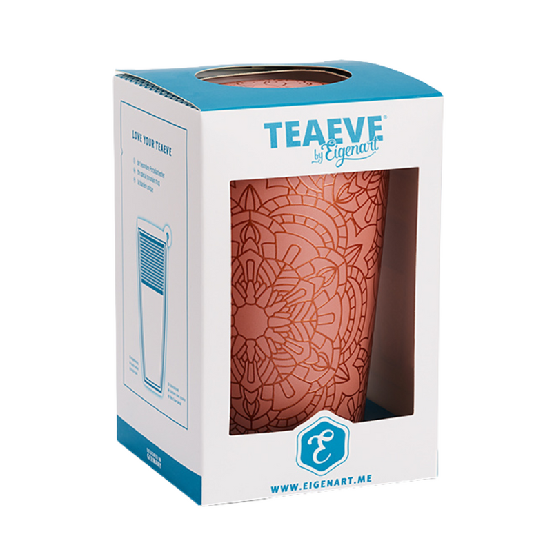Tazón de Porcelana con Infusor - Teaeve Mandala Powder 350ml