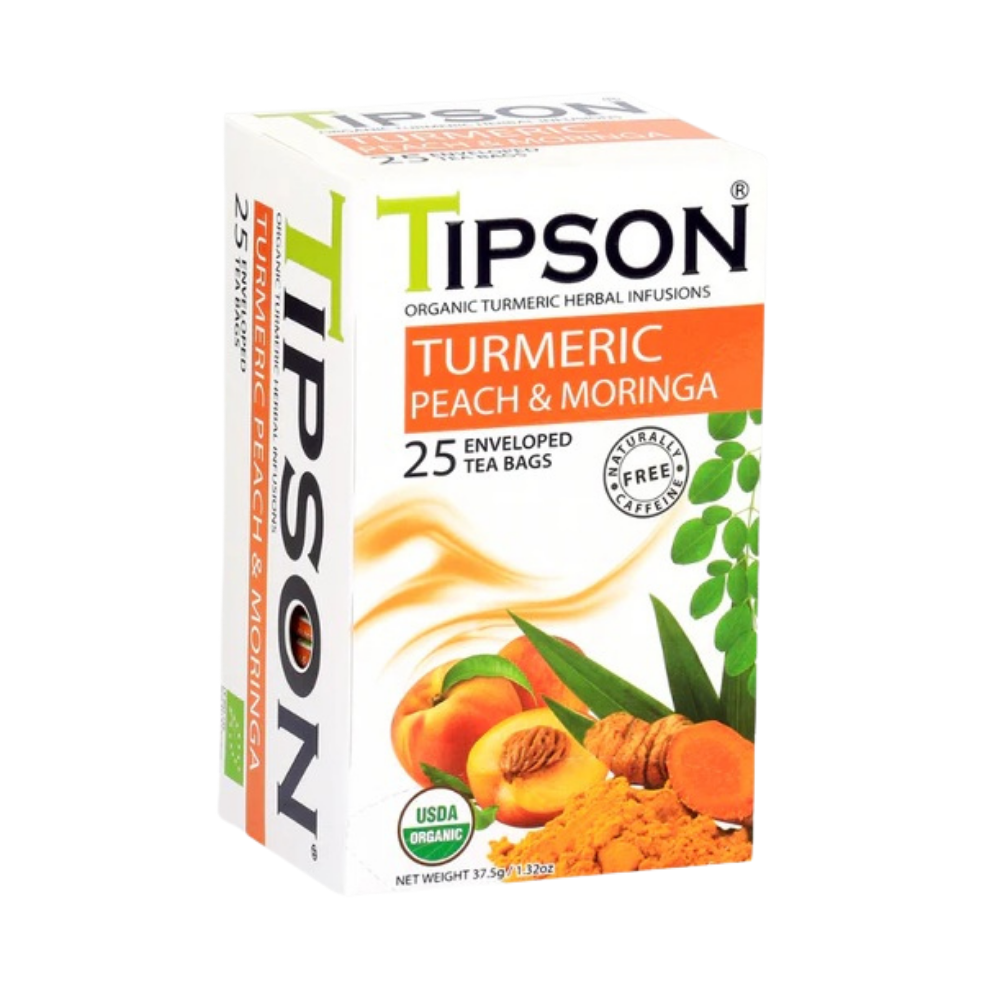 Infusión Cúrcuma, Durazno y Moringa - Turmeric Peach & Moringa 25bol