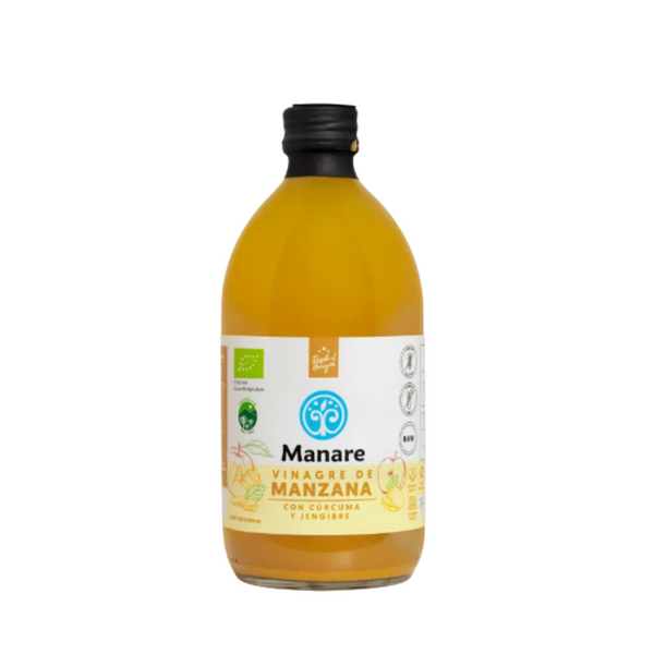 Vinagre de Manzana con Cúrcuma y Jengibre 500ml