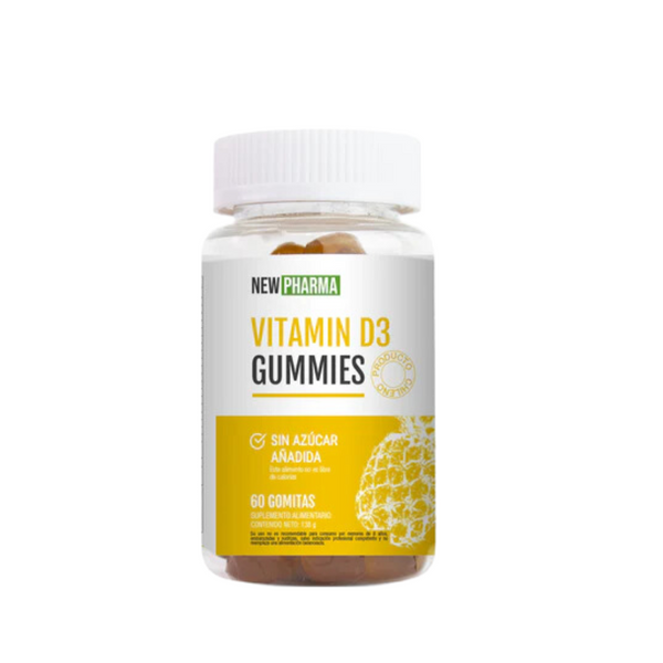 Gomitas Salud Intestinal y Cognitiva - Gummies Vitamin D3 60gom