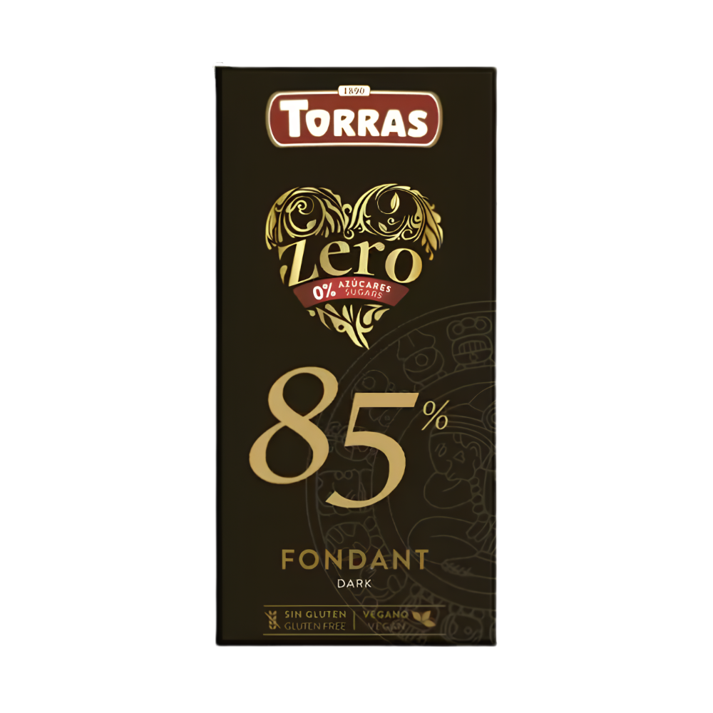 Barra de Chocolate 85% cacao Zero 100gr