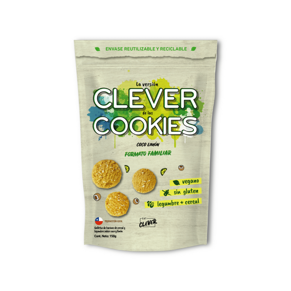 Galletas Coco Limón Eat Clever 150gr