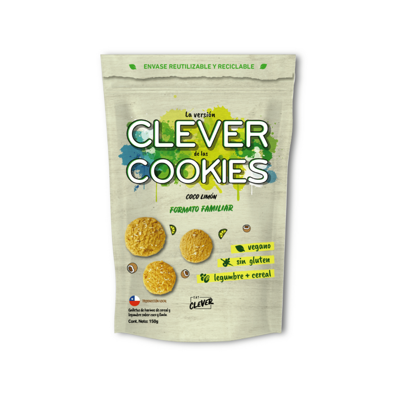 Galletas Coco Limón Eat Clever 150gr