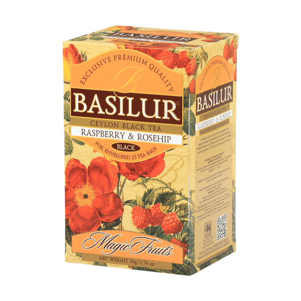Té Negro Frambuesa y Rosa Mosqueta - Raspberry & Roseship 25bol
