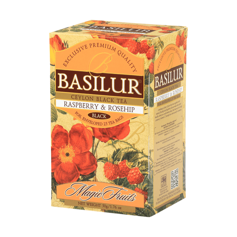 Té Negro Frambuesa y Rosa Mosqueta - Raspberry & Roseship 25bol