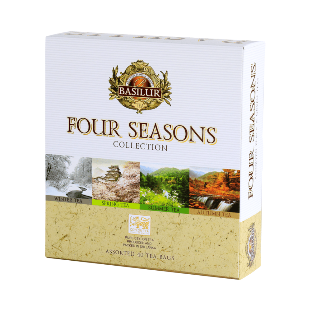 Té Negro y Té Verde 4 Estaciones - Assorted Black and Green Teas Four Seasons Collection 40bol