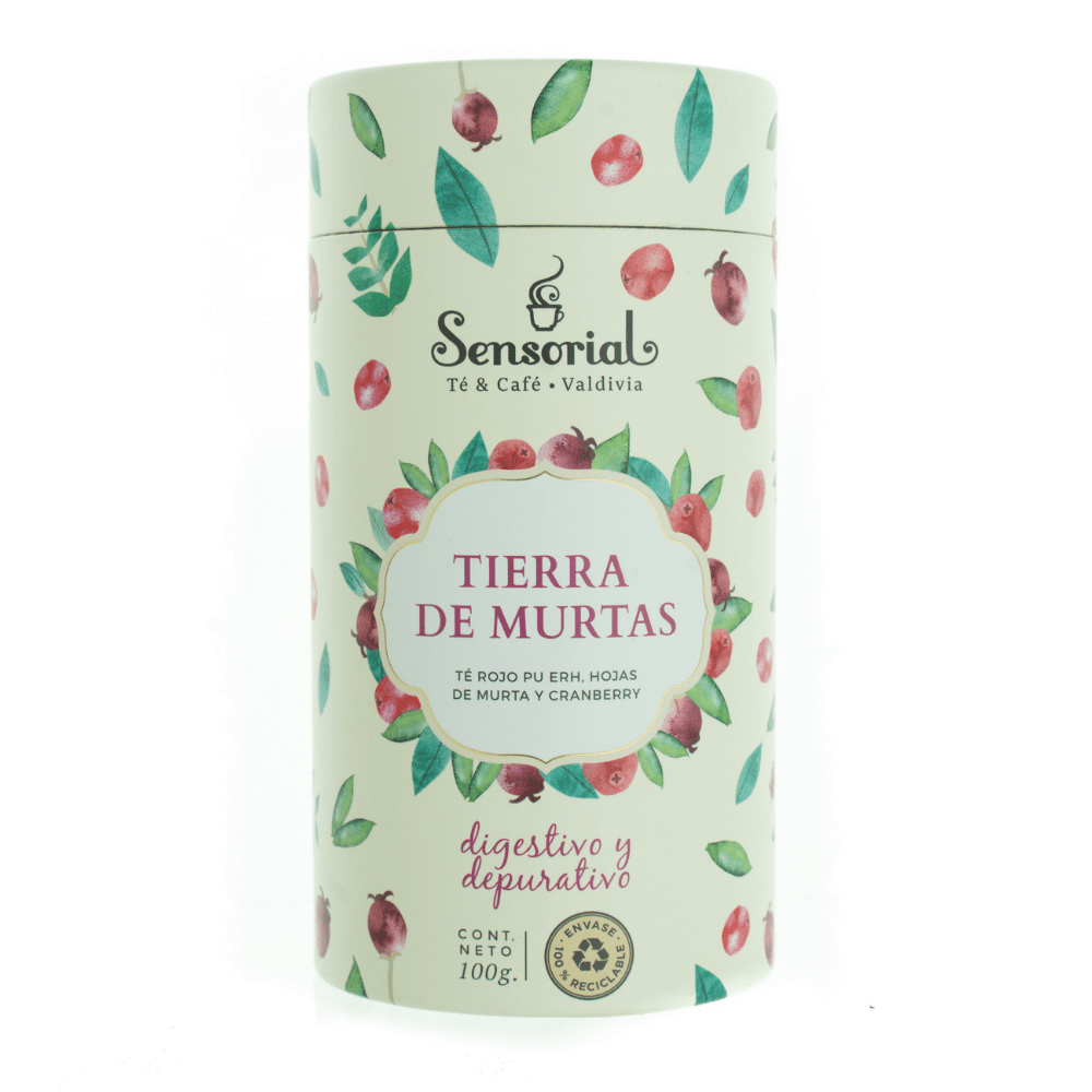 Té Tierra de Murtas - Té Rojo Puerh con Murta y Cranberry 100gr