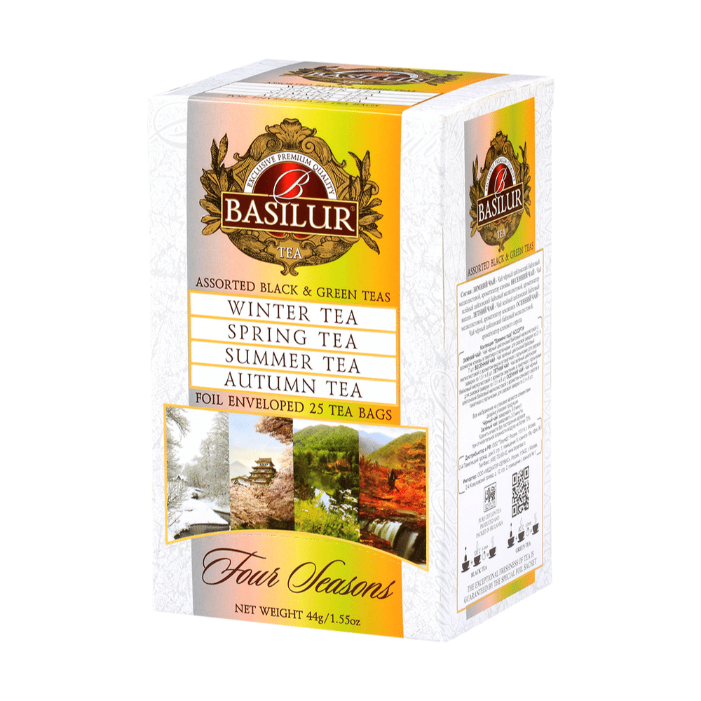 Té Negro y Té Verde 4 Estaciones - Assorted Black and Green Teas Four Seasons 25bol