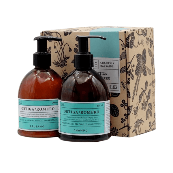 Pack Champú y bálsamo Ortiga Romero 300ml