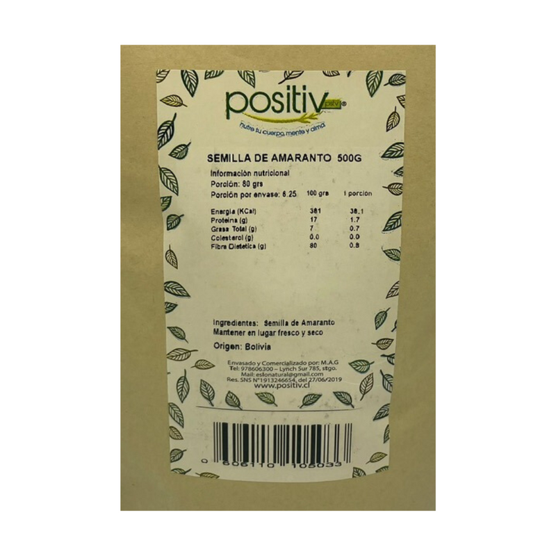 Semilla de Amaranto 500gr