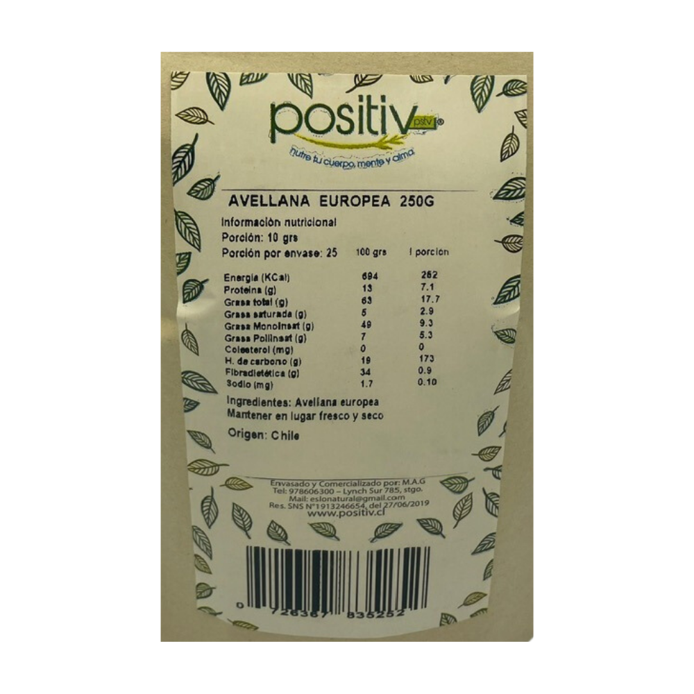 Avellana Europea 250gr