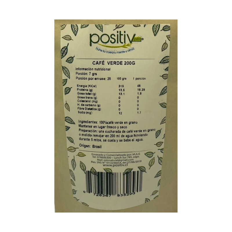 Café Verde 200gr
