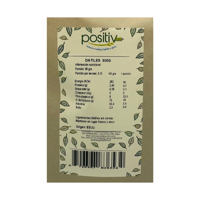 Dátiles 500gr