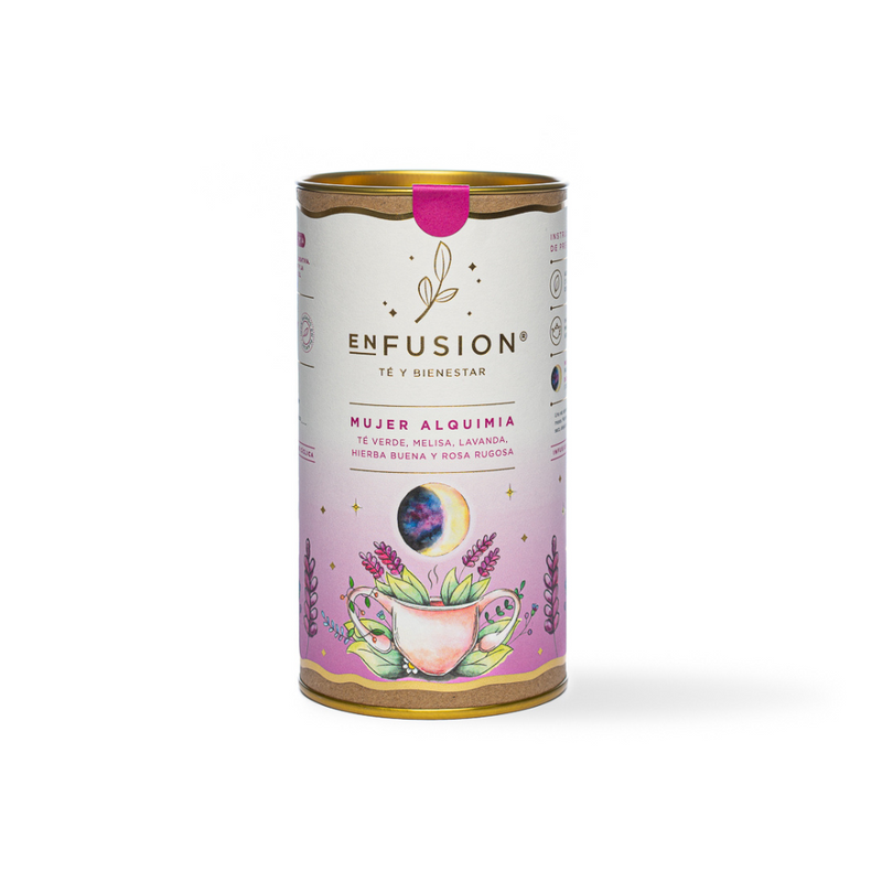 Mujer Alquimia - Té Verde con Lavanda, Rosa Rugosa, Melisa y Hierba Buena 70gr