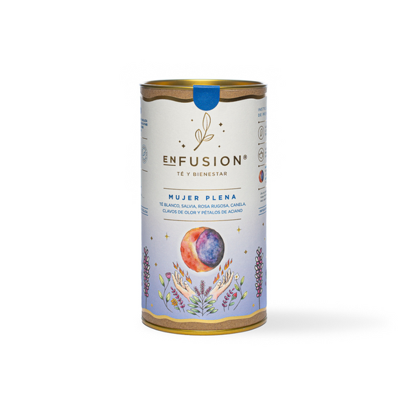 Mujer Plena - Té Blanco con Salvia, Rosa Rugosa, Canela, Clavos de Olor y Aciano 50gr