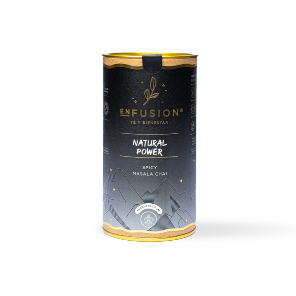 Natural Power - Té Negro Ceylán con Mix de Pimientas, Jengibre, Canela y Cardamomo 70g