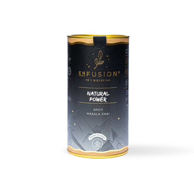 Natural Power - Té Negro Ceylán con Mix de Pimientas, Jengibre, Canela y Cardamomo 70g