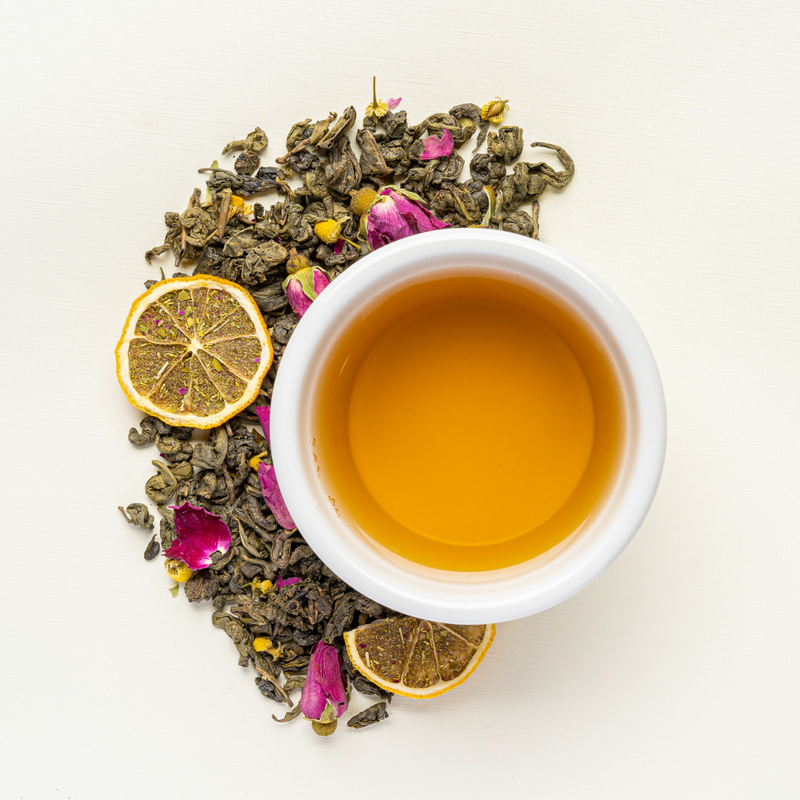 Te Inspira - Té Verde con Manzanilla, Rosa Rugosa, Limón y Mate 80gr
