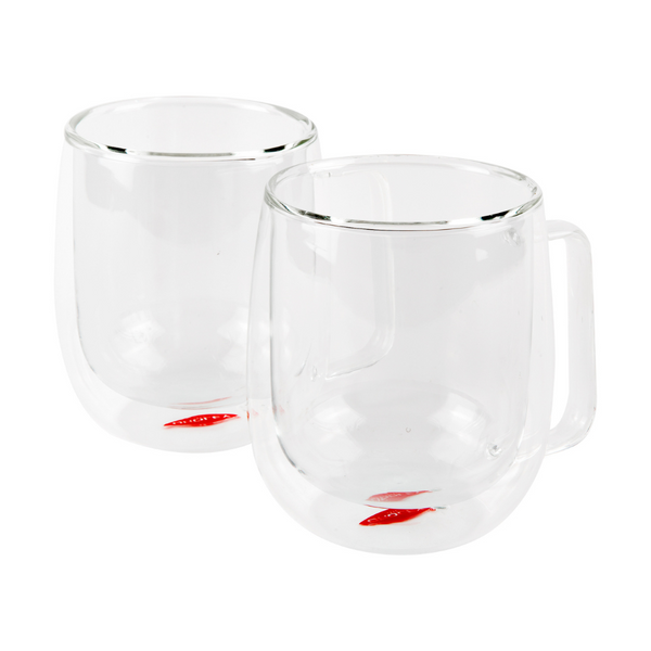 Set de Tazas Vicenza Doble Vidrio Té 250ml